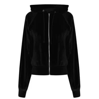 Miso Miso Velour Jacket Ladies - Black