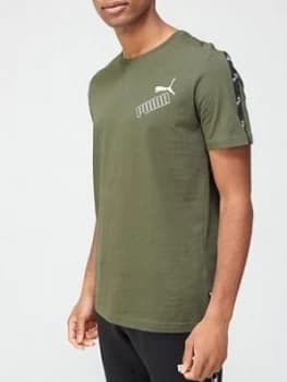 Puma Amplified T-Shirt - Khaki Size M Men