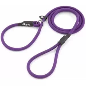 Strong Nylon Slip On Rope Dog Puppy Pet Lead Leash - No Collar Needed - Purple - Large - Bunty