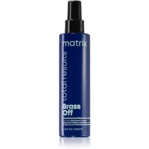 Matrix Brass Off hairspray neutralising yellow tones ml