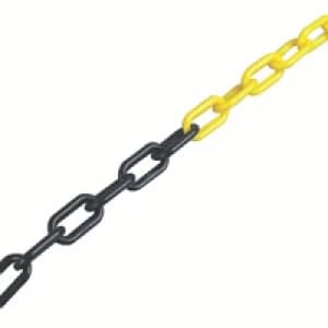 Slingsby Plastic Chain 8mm Black Yellow 371450
