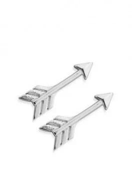 Chlobo Chlobo Sterling Silver Arrow Cuff Earrings