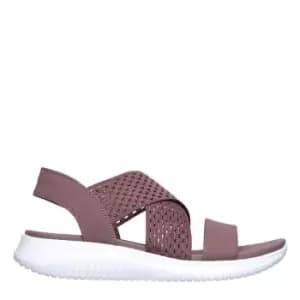 Skechers Neon Sandals Ladies - Purple