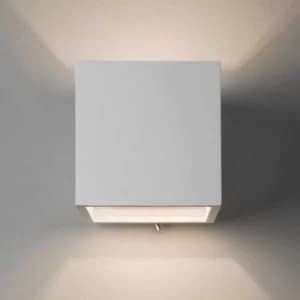 1 Light Up & Down Wall Light White, E14