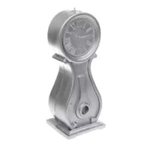 Clock Candle – Silver