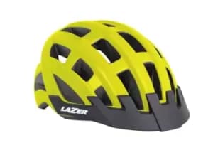 Lazer Compact Adults helmet in Flash Yellow