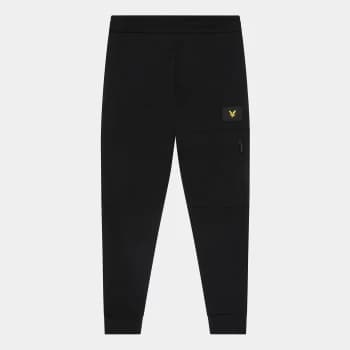 Mens Casuals Pocket Sweat Pant - Jet Black - L