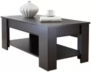 Lift Up Coffee Table - Dark Brown
