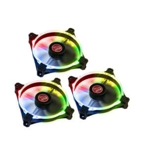 Raijintek Macula 12 Rainbow RGB LED Fan Set of 3 - 120mm