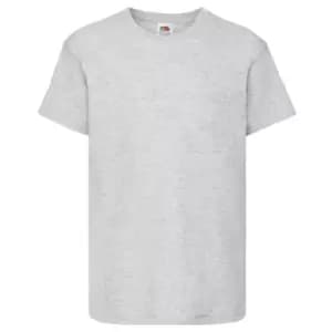Fruit Of The Loom Childrens/Kids Original Short Sleeve T-Shirt (5-6 Years) (Heather Grey)