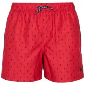 Trespass Mens Eugine Swim Shorts (XS) (Red)
