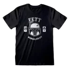 Star Wars Unisex Adult Jango Fett T-Shirt (L) (Black)