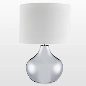 Searchlight Lighting Collection Sania Table Lamp - Chrome