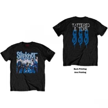 Slipknot - 20th Anniversary Tattered & Torn Unisex Large T-Shirt - Black