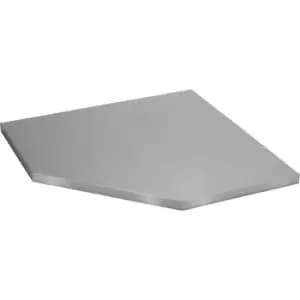 Draper Bunker Modular Stainless Steel Worktop for Corner Cabinet 0.86m