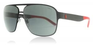 Polo Ralph Lauren PH3105 Sunglasses Rubber Black 931987 62mm