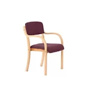 Dynamic Visitor Chair Madrid Seat Tansy Purple Without Arms Fabric