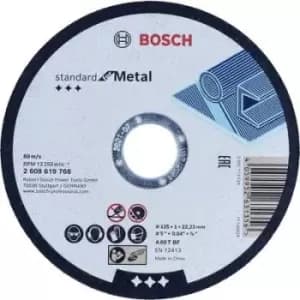 Bosch Accessories 2608619767 2608619767 Cutting disc (straight) 125mm Metal