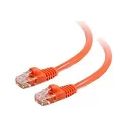 C2G .5m Cat5E 350 MHz Snagless Patch Cable - Orange