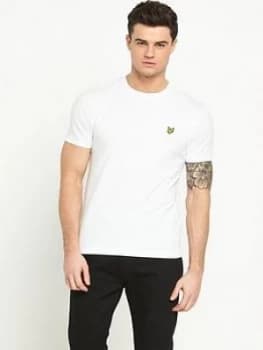 Lyle & Scott Mens T-Shirt, White Size M Men