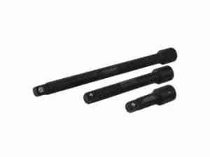Silverline 913899 75, 150 250mm Impact Extension Bar Set 1/2in 3pce