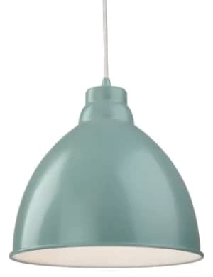 Union 1 Light Dome Ceiling Pendant Pale Blue, E27