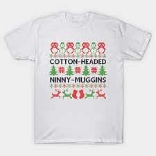 Elf Ninny Muggins Sweatshirt - White - XXL