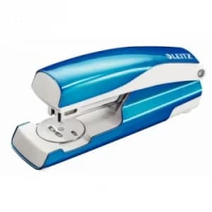 Original Leitz 5502 Metal Stapler Metallic Blue 30 Sheets of 80gsm Paper
