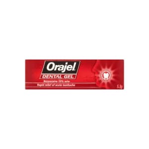 Orajel Dental Gel for Rapid Relief of Toothache 5.3g