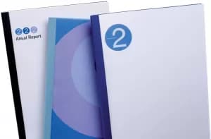 GBC LeatherGrain A4 Thermal Binding Covers 3mm 250gsm PVCLeathergrain