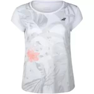 Babolat Exercise T Shirt - White