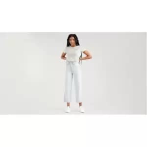 Levis Ribcage Straight Ankle Jeans - Blue