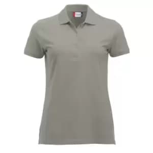 Clique Womens/Ladies Marion Polo Shirt (L) (Silver)