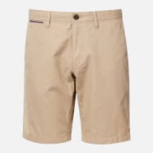 Tommy Hilfiger Mens Brooklyn Light Twill Shorts - Batique Khaki - W30