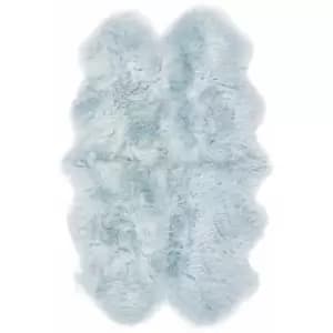 Origins Genuine Sheepskin Rug Duck Egg Quad 105 x 160cm