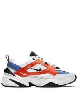 Nike M2K Tekno White Black Orange Size 5.5 Women