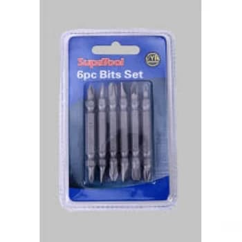 SupaTool Double End Power Bits 6 Piece