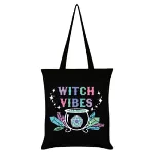 Grindstore Witch Vibes Tote Bag (One Size) (Black)