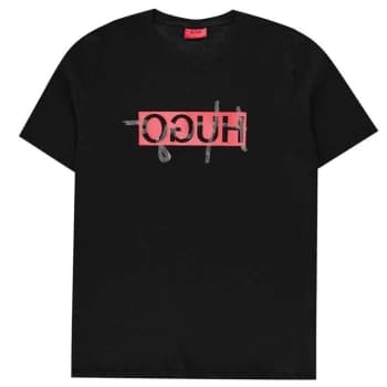 Hugo Dicagolino T Shirt - Black