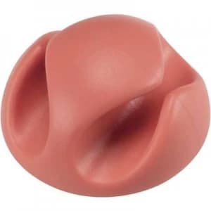 Cable mount Self adhesive Red 558357