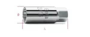 Beta Tools 956E 3/8" Square Drive Spark Plug Hex Socket 14mm/9/16" 009560018