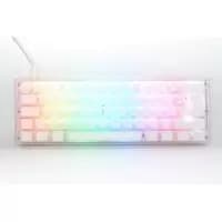 Ducky One 3 Aura Mini 60% Mechanical Gaming Keyboard White Frame UK Layout Cherry Brown Switch