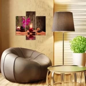 3MDF-022 Multicolor Decorative MDF Painting (3 Pieces)