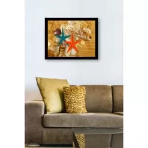SC0837 Multicolor Decorative Framed MDF Painting