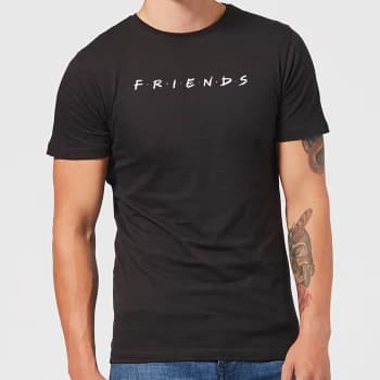 Friends Logo Mens T-Shirt - Black - 3XL - Black
