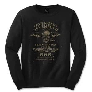 Avenged Sevenfold - Seize the Day Unisex X-Large T-Shirt - Black