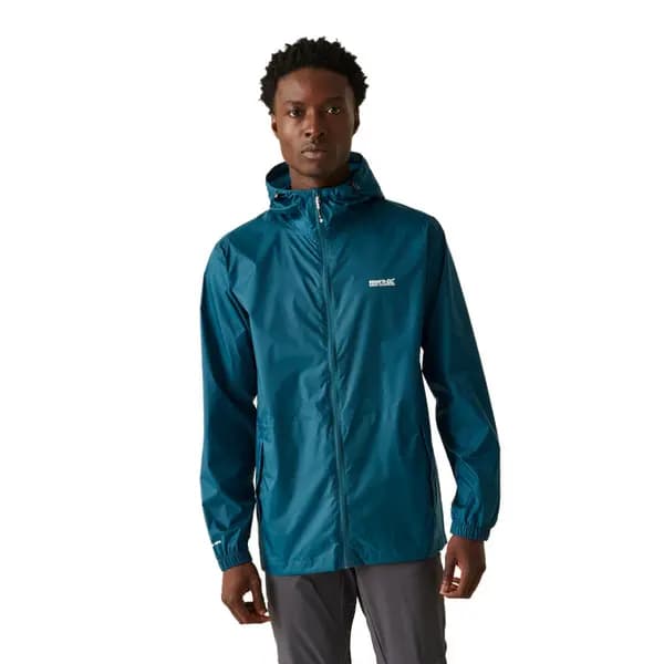 Regatta Mens Pack It III Waterproof Breathable Packable Jacket Coat XL - Chest 43-44' (109-112cm) Moroccan Blue RMW281-4VK-XL