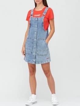Tommy Jeans Tommy Jeans Short Dungaree Snap Dress