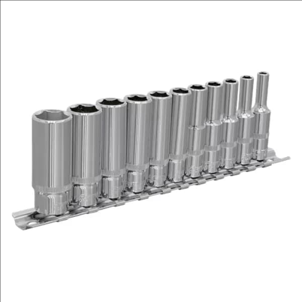 Sealey AK2671 Socket Set 11pc 1/4Sq Drive 6pt Deep WallDrive® Imperial