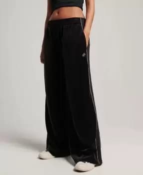 Superdry Womens Code Velour Jogger Black - Size: 10